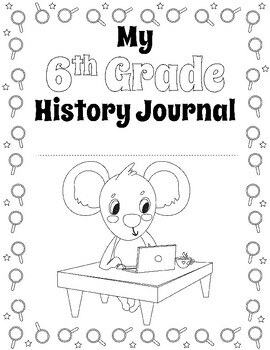 Preview of 6th Grade Journal Covers