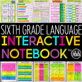 6th Grade Language Interactive Notebook  Grammar Interactive Notebook