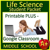 6th Grade Life Science NGSS Worksheets - Student Packet