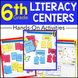 6th Grade Literacy Centers | 6th Grade Reading, ELA, Writi