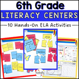 6th Grade Literacy Centers | 6th Grade Reading, ELA, Writi
