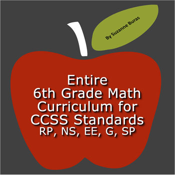 Preview of 6th Grade Math:  Bundle for all CCSS 6th Grade Math Standards