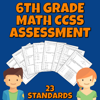 Preview of 6th Grade Math CCSS Assessment