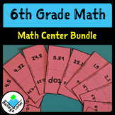 6th Grade Math Center Bundle