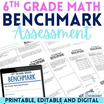 Preview of 6th Grade Math Benchmark Exam