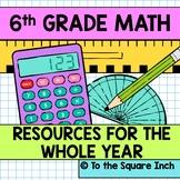 6th Grade Math Resources for the Whole Year