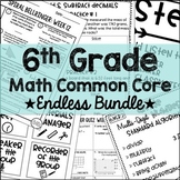 6th Grade Math Common Core GROWING Bundle
