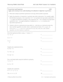 6th Grade Math Common Core Expressions and Equations Worksheets