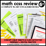 6th Grade Math Review | CCSS Test Prep | End of Year Math 