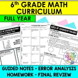 6th Grade Math Curriculum | 6th Grade Notes | Homework | A
