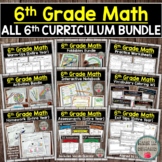 6th Grade Math Curriculum Bundle (Interactive Notebook, Ho