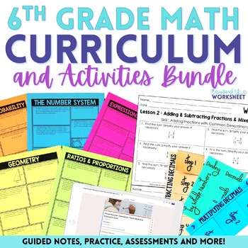 6th Grade Math Curriculum a by Lindsay Perro  Teachers Pay Teachers