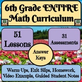 6th Grade Math Curriculum and Assessments