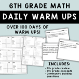 6th Grade Math Daily Warm Ups | Grade 6 Math Warm Ups Do Now