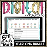 6th Grade Math Digital Bundle for Google Classroom