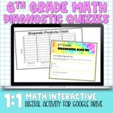6th Grade Math Digital Diagnostic Quizzes