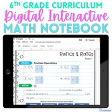 6th Grade Math Digital Interactive Notebook