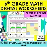 6th Grade Math Digital Worksheets | Full Year 6th Grade Ma