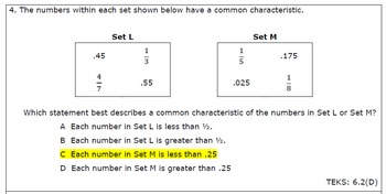 Preview of 6th Grade Math End-of-Year Practice Exam