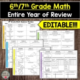 6th Grade Math End of Year Review OR 7th Grade Beginning o
