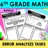 6th Grade Math Error Analysis