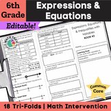 6th Grade Math Expressions & Equations | Test Prep, Homewo