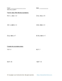 6th Grade Math: Expressions and Equations 6.EE.A.2.c