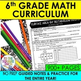 6th Grade Math Guided Notes Curriculum | No Prep Notes & Practice