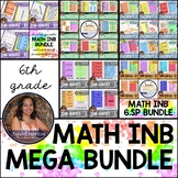 6th Grade Math INB MEGA BUNDLE (Interactive Notebook Series)
