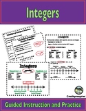 Introduction to Integers 6th Grade Math Distance Learning