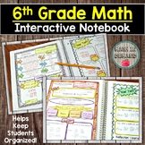 6th Grade Math Interactive Notebook with Guided Notes and 