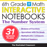 6th Grade Math Interactive Notebooks - The Number System