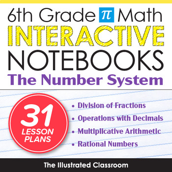 Preview of 6th Grade Math Interactive Notebooks - The Number System