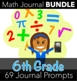6th Grade Math Journal Kits (Prompts, Slides, Response Gui