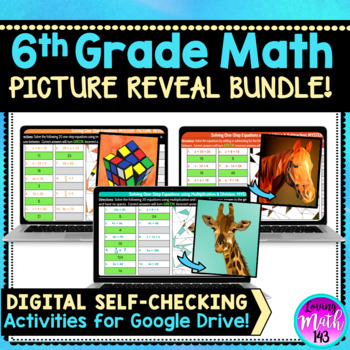 Preview of 6th Grade Math Mystery Activities for the whole Year! {MEGA BUNDLE}