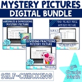 6th Grade Math Mystery Picture Growing Bundle