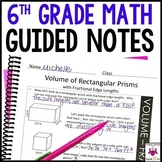 6th Grade Math Guided Notes | 6th Grade Math Notes