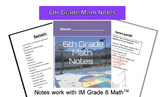 IM Grade 6 MathTM Rational Numbers, Inequalities, GCF/LCM,