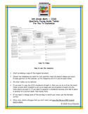 6th Grade Math Quarterly Pacing Guide Template for CCSS - 