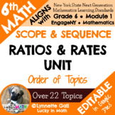 6th Grade Math Ratios & Rates Unit Plan Scope & Sequence E