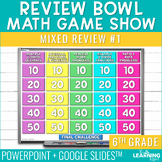 6th Grade Math Spiral Review #1 Game Show | End of Year Te