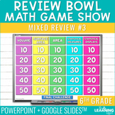 6th Grade Math Spiral Review #3 Game Show | End of Year Te