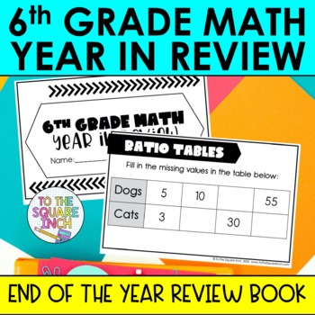 Preview of 6th Grade Math Review