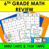 6th Grade Math Review Bingo