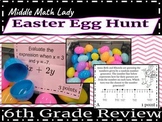 6th Grade Math Review Easter Egg Hunt