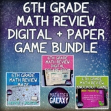 6th Grade Math Review Game Bundle