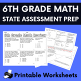 6th Grade Math Review for Standardized State Tests