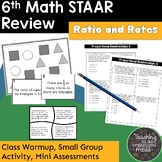 6th Grade Math STAAR Review-Ratio and Rates 6.4B Activities