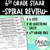 6th Grade Math STAAR Spiral Review