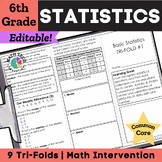 6th Grade Math STATISTICS Histograms & Dot Plots | Test Pr